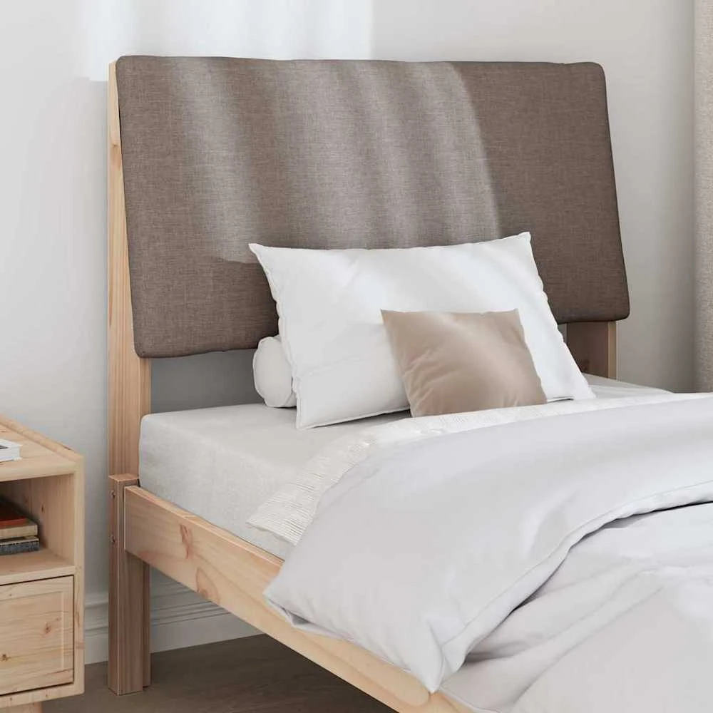 Apmušta lovos galvūgalis Taupe 100 cm Kietos pušies mediena