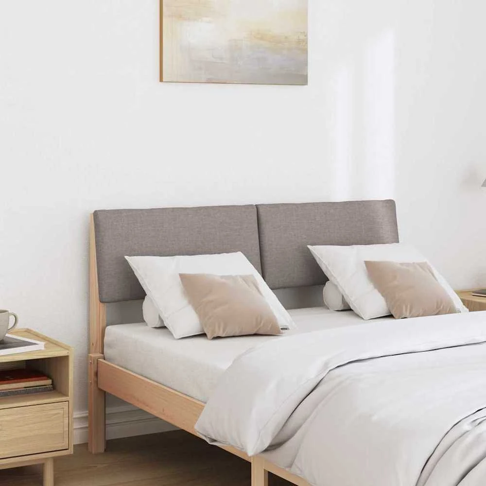 Apmušta lovos galvūgalis Taupe 120 cm Kietos pušies mediena