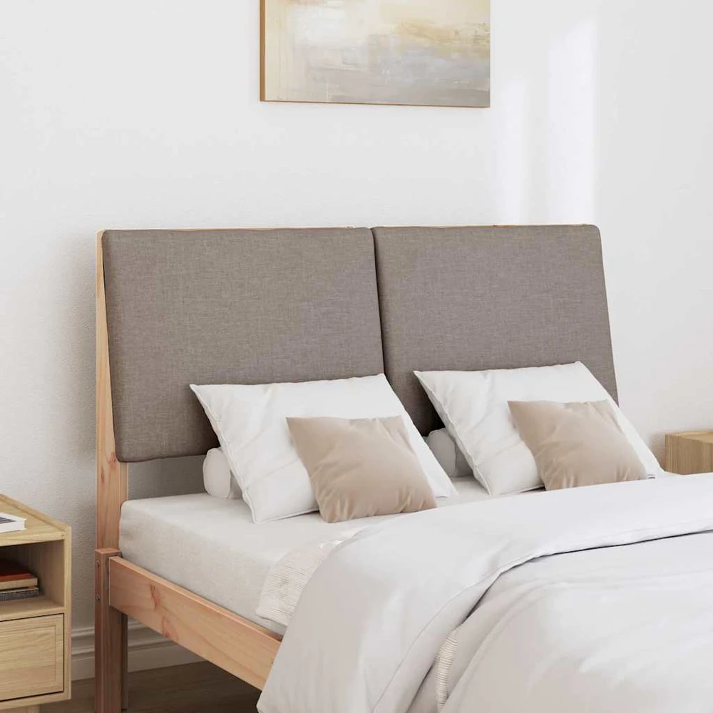 Apmušta lovos galvūgalis Taupe 120 cm Kietos pušies mediena