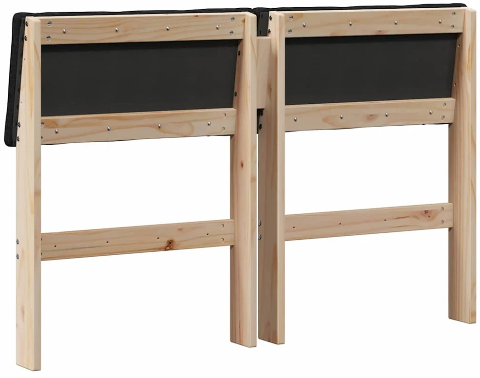 Apmušta lovos galvūgalis Taupe 120 cm Kietos pušies mediena