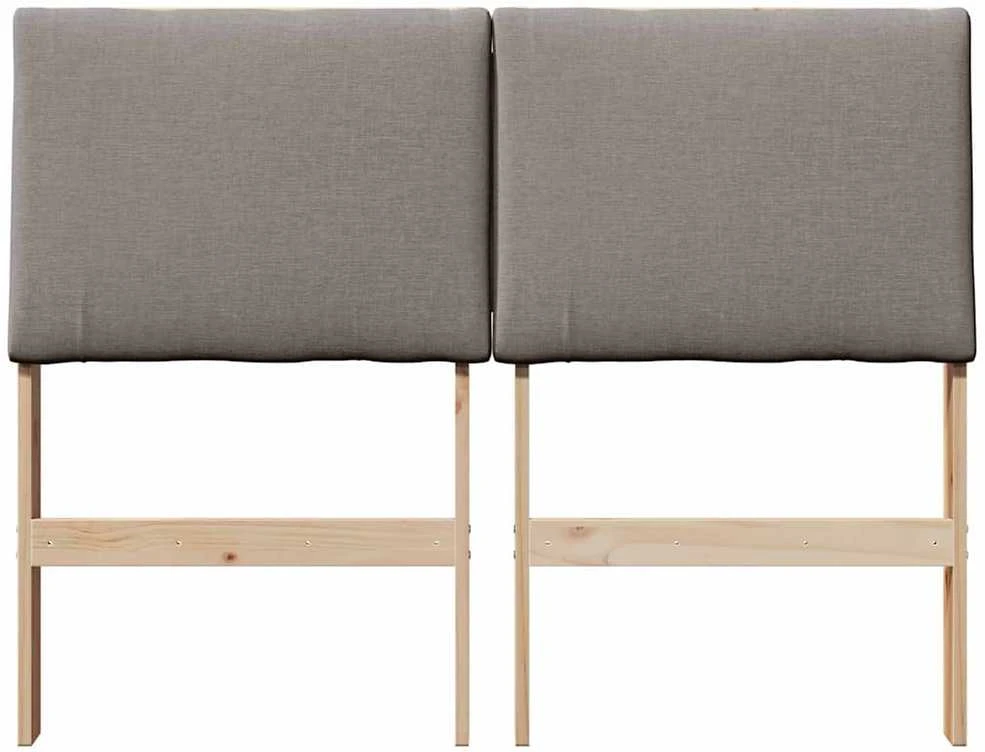 Apmušta lovos galvūgalis Taupe 135 cm Kietos pušies mediena