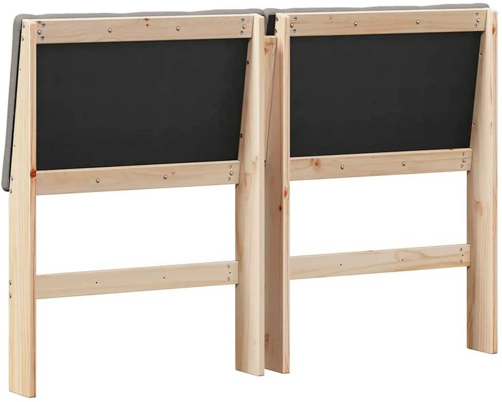 Apmušta lovos galvūgalis Taupe 140 cm Kietos pušies mediena