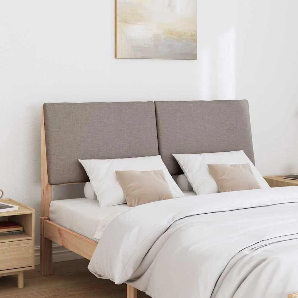 Apmušta lovos galvūgalis Taupe 140 cm Kietos pušies mediena