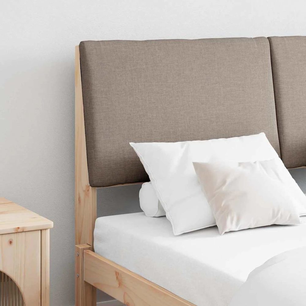 Apmušta lovos galvūgalis Taupe 150 cm Kietos pušies mediena