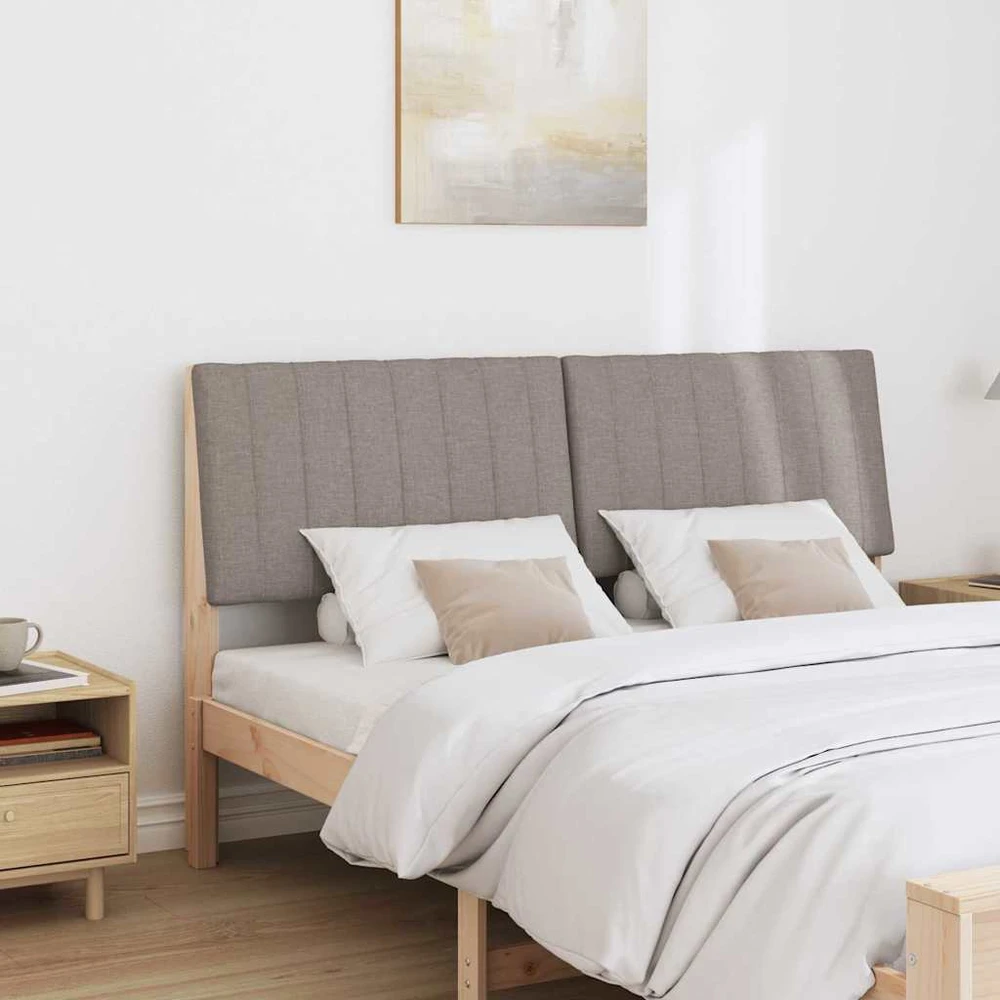 Apmušta lovos galvūgalis Taupe 150 cm Kietos pušies mediena
