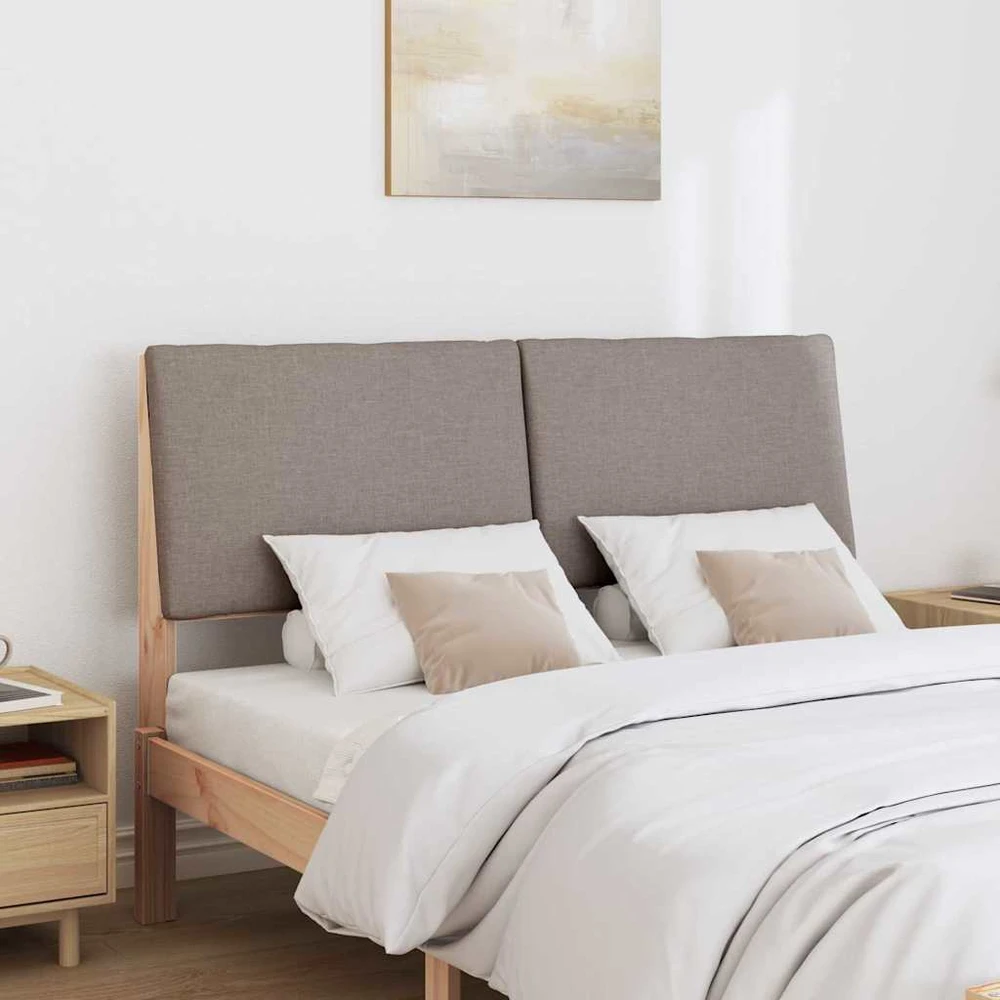 Apmušta lovos galvūgalis Taupe 150 cm Kietos pušies mediena