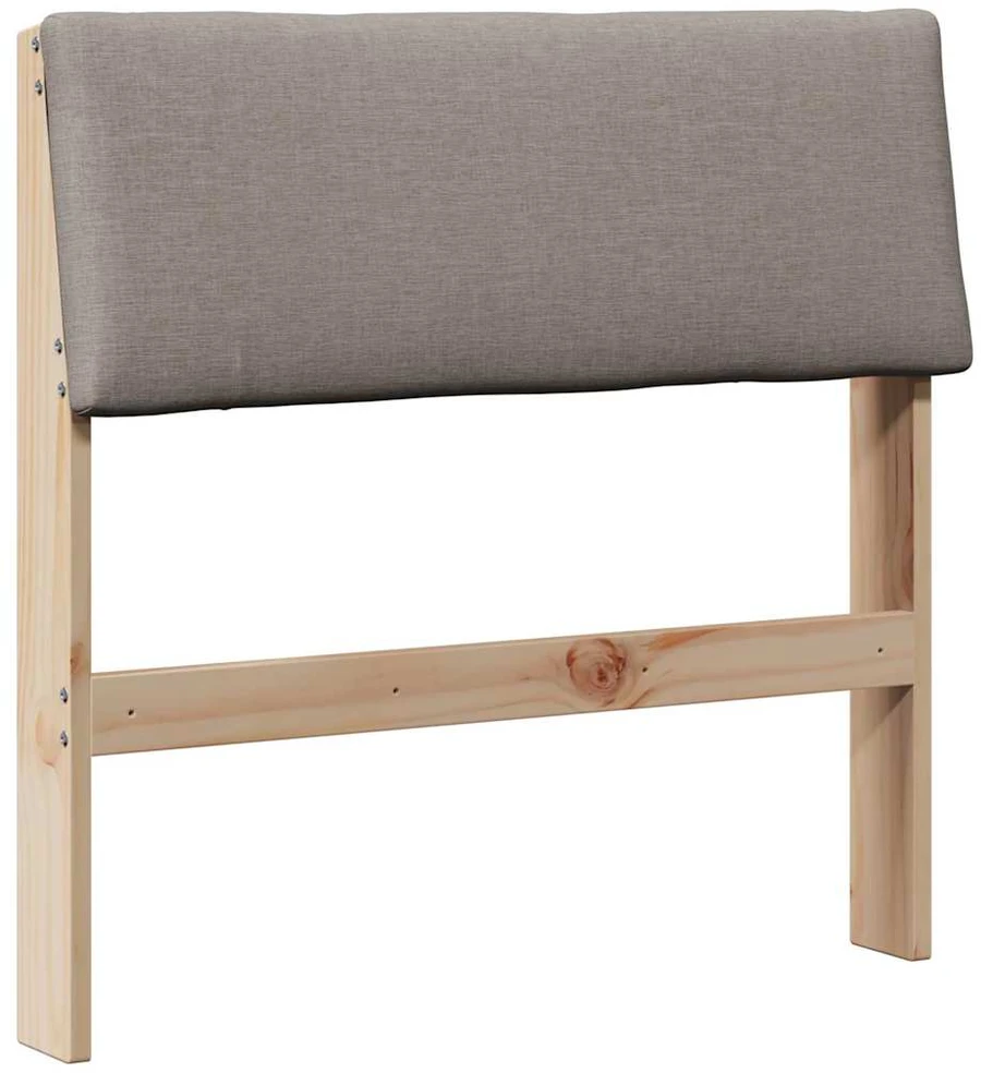 Apmušta lovos galvūgalis Taupe 75 cm Kietos pušies mediena