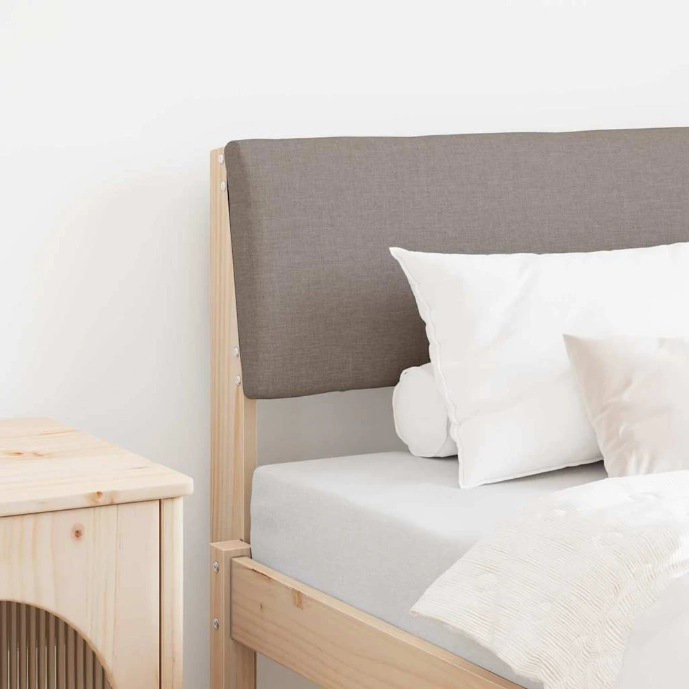 Apmušta lovos galvūgalis Taupe 75 cm Kietos pušies mediena