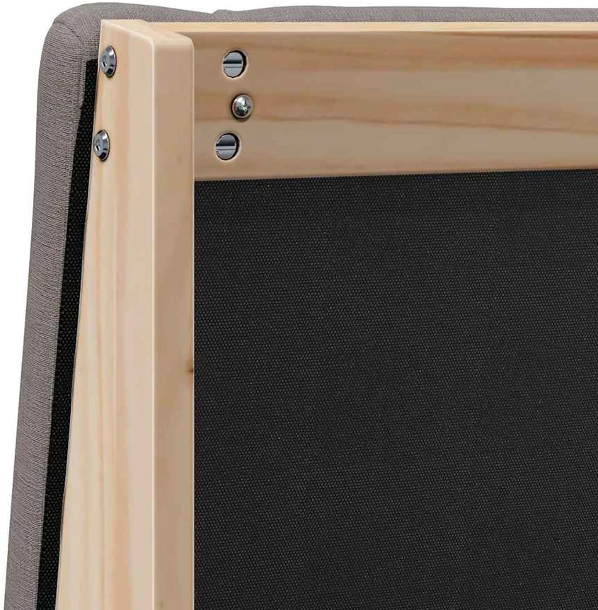 Apmušta lovos galvūgalis Taupe 75 cm Kietos pušies mediena