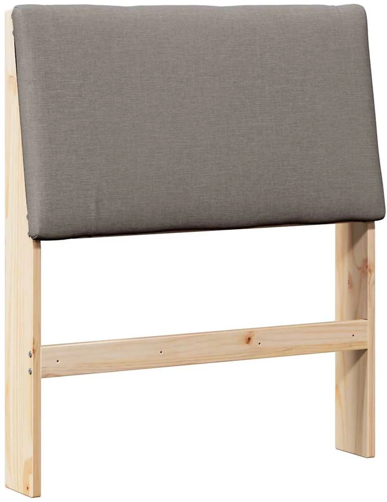 Apmušta lovos galvūgalis Taupe 75 cm Kietos pušies mediena