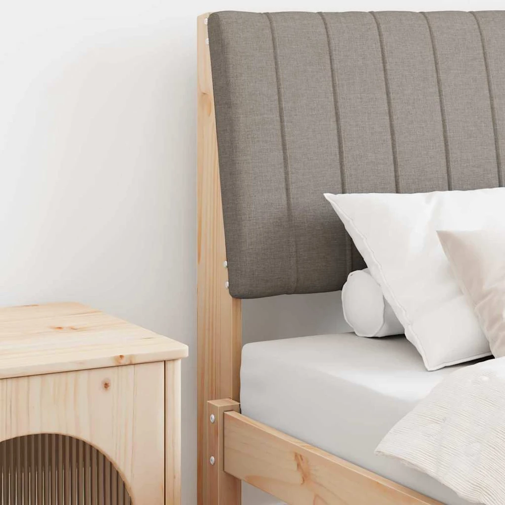 Apmušta lovos galvūgalis Taupe 80 cm Kietos pušies mediena