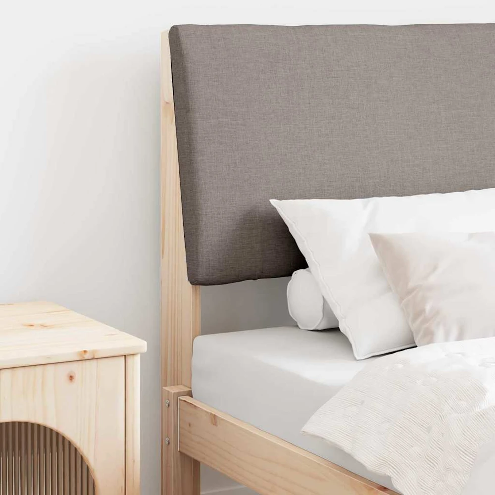 Apmušta lovos galvūgalis Taupe 80 cm Kietos pušies mediena