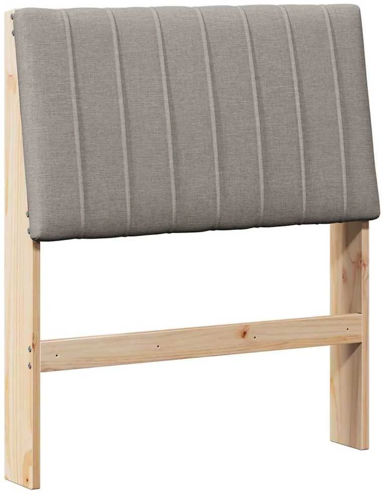 Apmušta lovos galvūgalis Taupe 80 cm Kietos pušies mediena