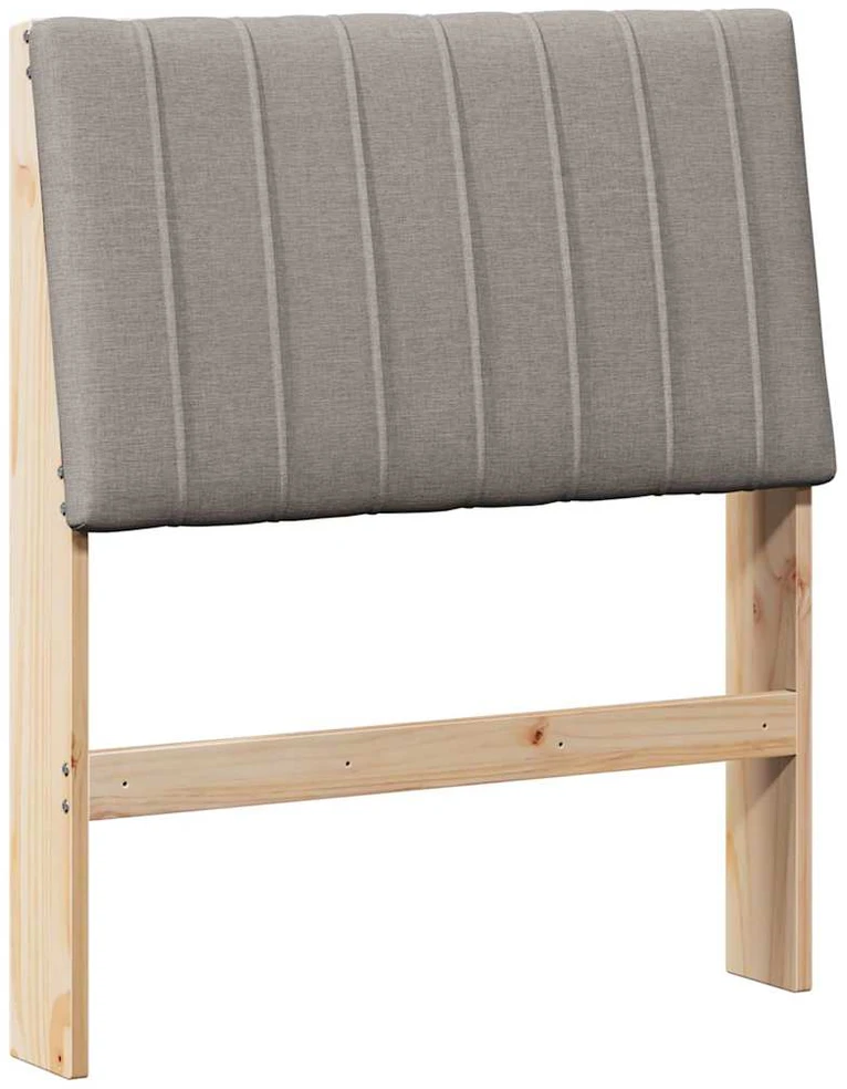 Apmušta lovos galvūgalis Taupe 80 cm Kietos pušies mediena