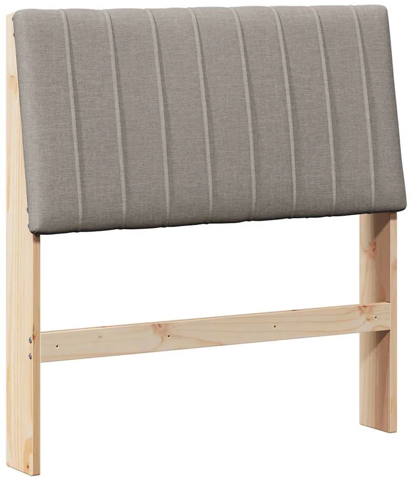 Apmušta lovos galvūgalis Taupe 90 cm Kietos pušies mediena