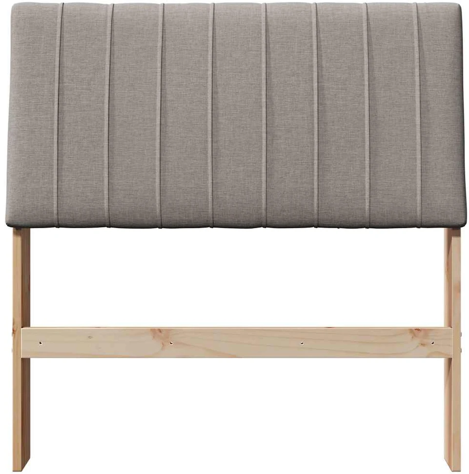 Apmušta lovos galvūgalis Taupe 90 cm Kietos pušies mediena