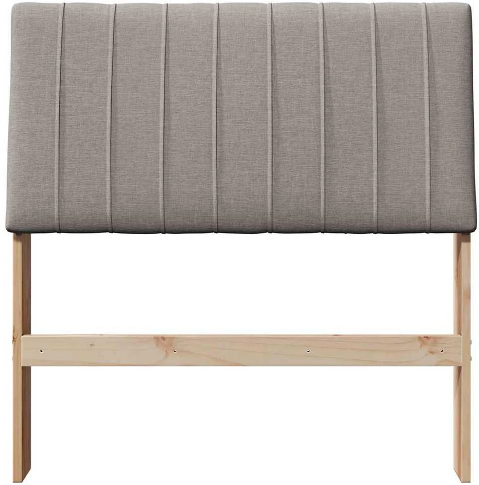 Apmušta lovos galvūgalis Taupe 90 cm Kietos pušies mediena