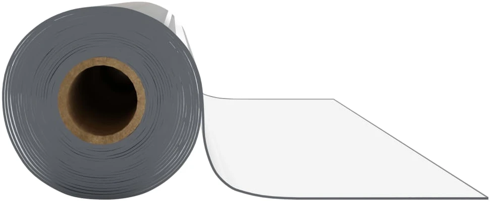 Apsauginės stalo plėvelės ritinys, skaidrus, 0,9x15m, PVC, 1,6mm