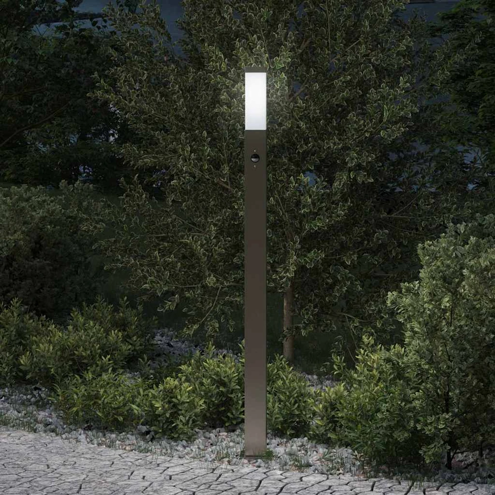 Pakabinamas šviestuvas Apsauginis šviestuvas su jutikliu, 110 cm, nerūdijantis plienas, IP44