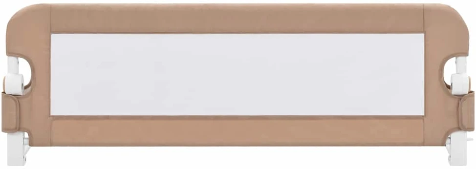 Apsauginis turėklas vaiko lovai, taupe, 120x42cm, poliesteris