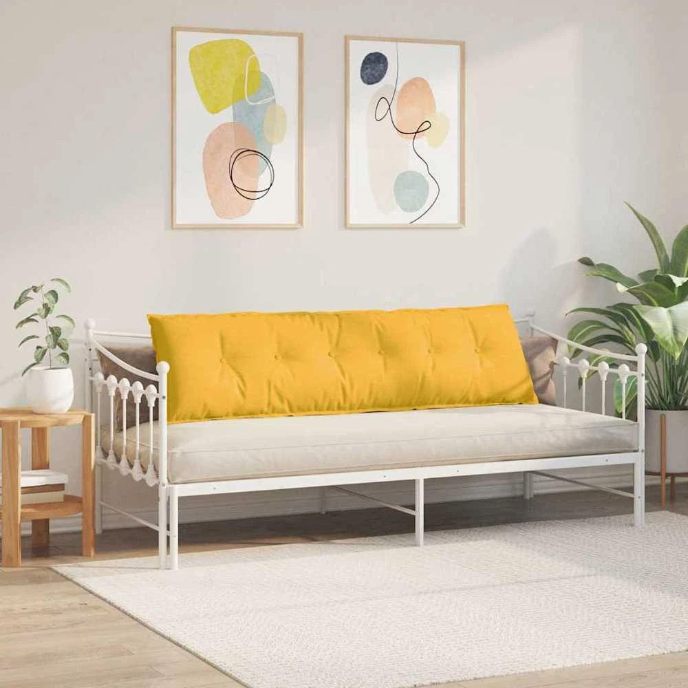 Apsaugos Pagalvė Šviesi geltona 180 x 50 cm Kordūrinis audinys
