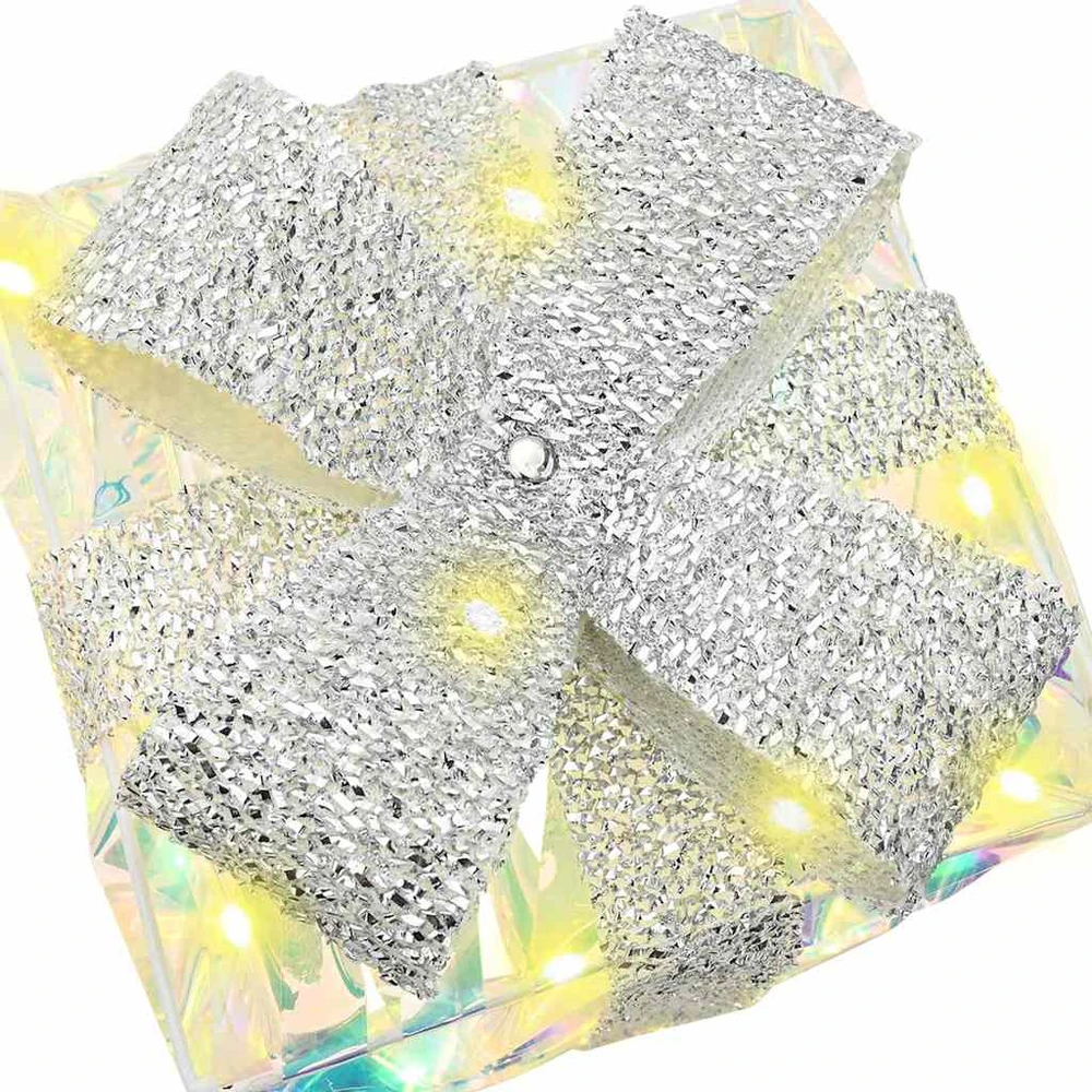 Apšviesta Kalėdinė Dovana 3 vnt. 150 LED Šilta balta