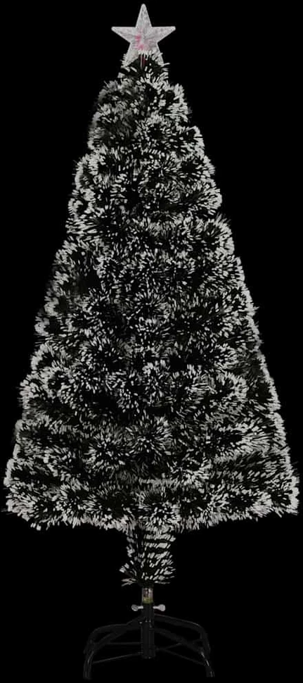 Apšviesta Kalėdų eglutė su stovu, 120cm, optinis pluoštas