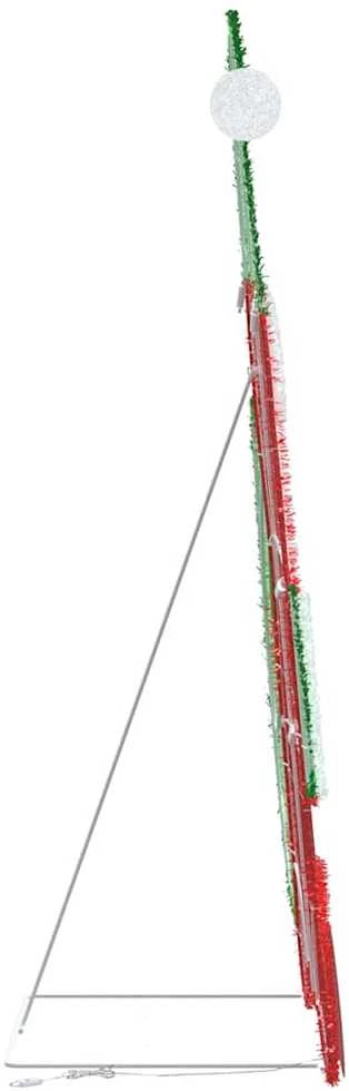 Apšviestas Kalėdų Senelis 60 LED Šilta balta 70 x 62 cm
