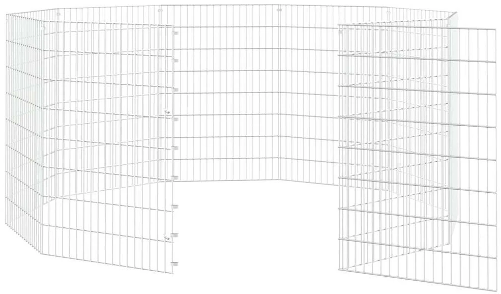Aptvaras gyvūnams, 10 segmentų, 54x80cm, galvanizuota geležis