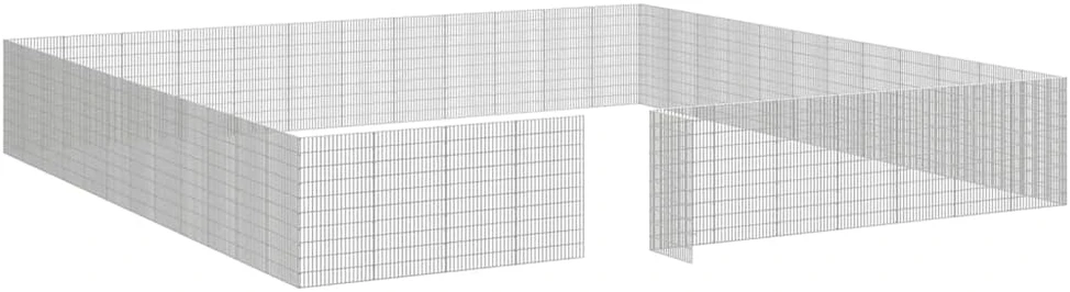 Aptvaras gyvūnams, 48 segmentai, 54x100cm, galvanizuota geležis