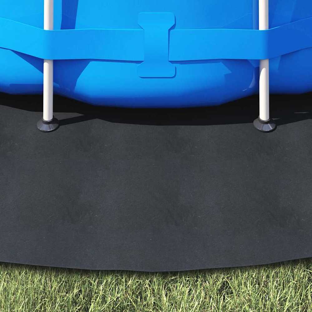 Baseino dugno plėvelė Ø 396 cm (2 mm) Apvali Juoda