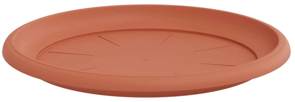 Apvalus gėlių padėklas 6 vnt. Raudona plyta Ø 27 x 2,5 cm
