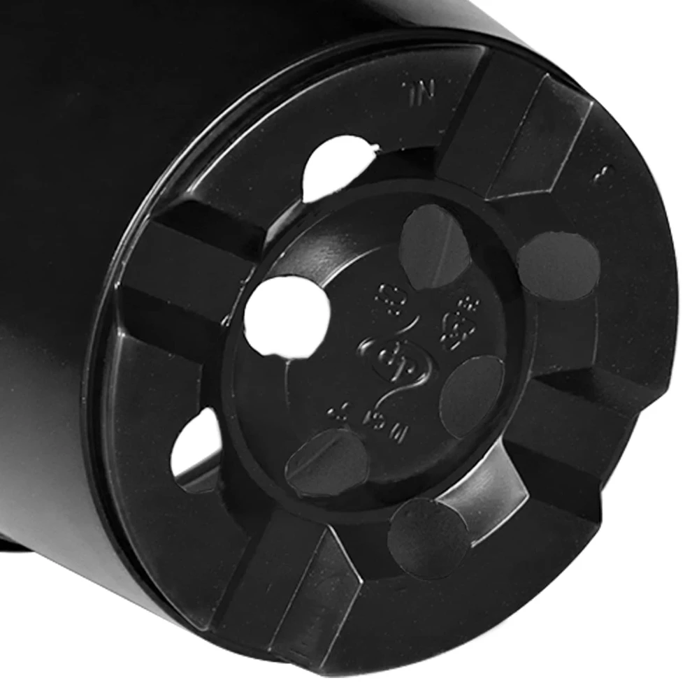 Apvalus gėlių vazonas 100 vnt. Juoda Ø 10 x 8 cm Plastmasė