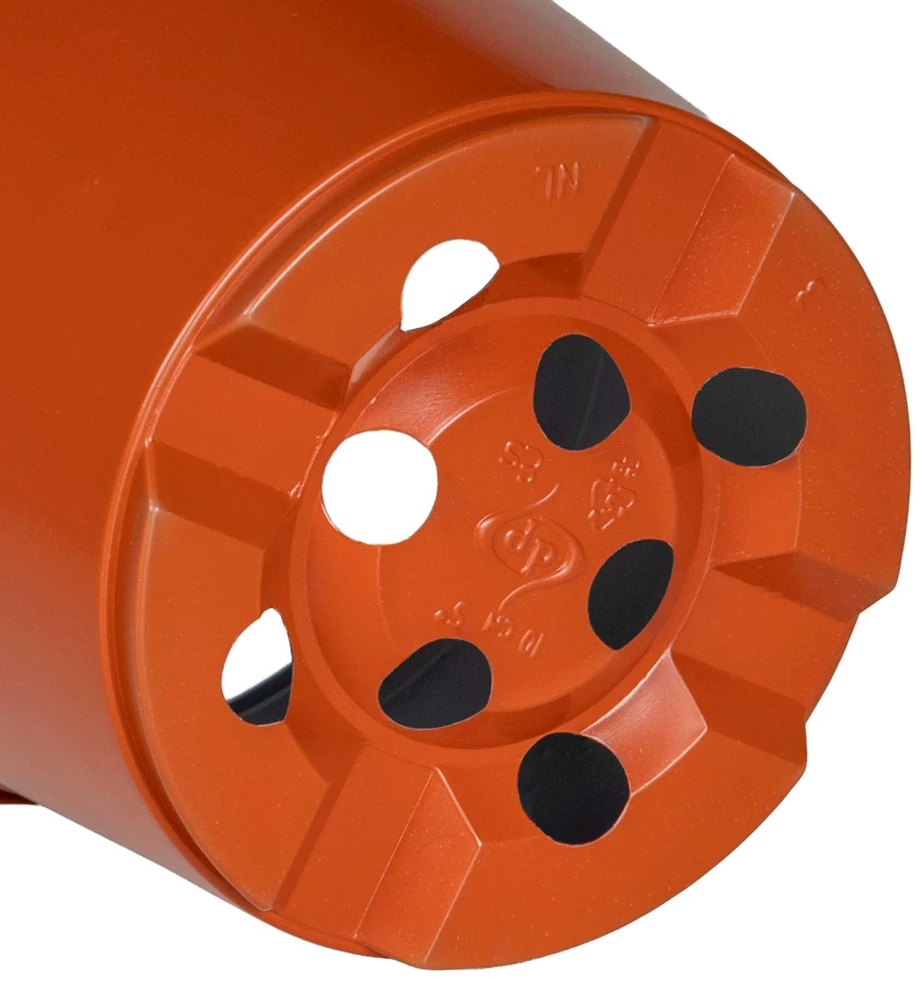 Apvalus gėlių vazonas 100 vnt. Terakotos Ø 10 x 8 cm Plastmasė