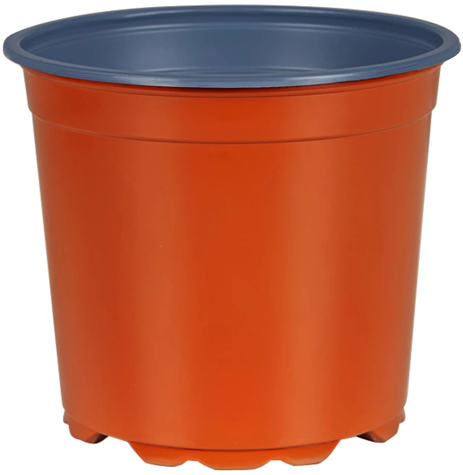 Apvalus gėlių vazonas 50 vnt. Terakotos Ø 15 x 13 cm Plastmasė