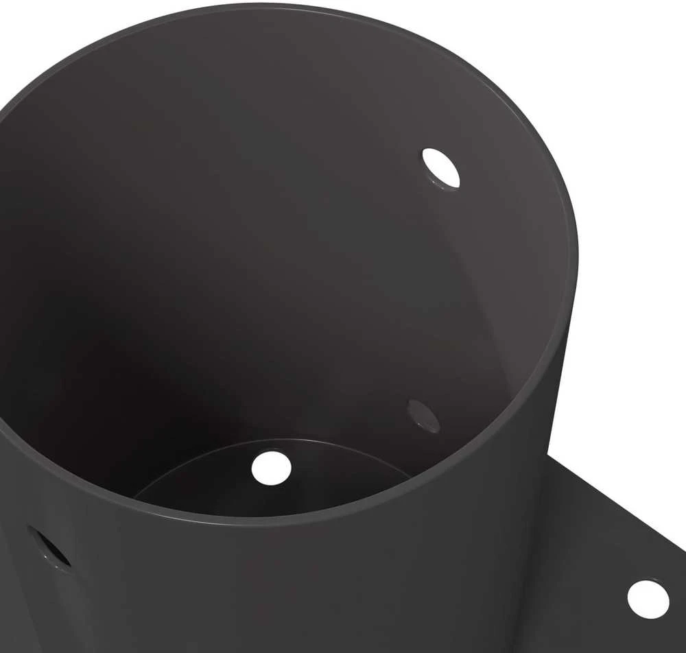 Apvalus žemės inkaras 12 vnt. Antracito 15 x 15 x 15 cm Metalas