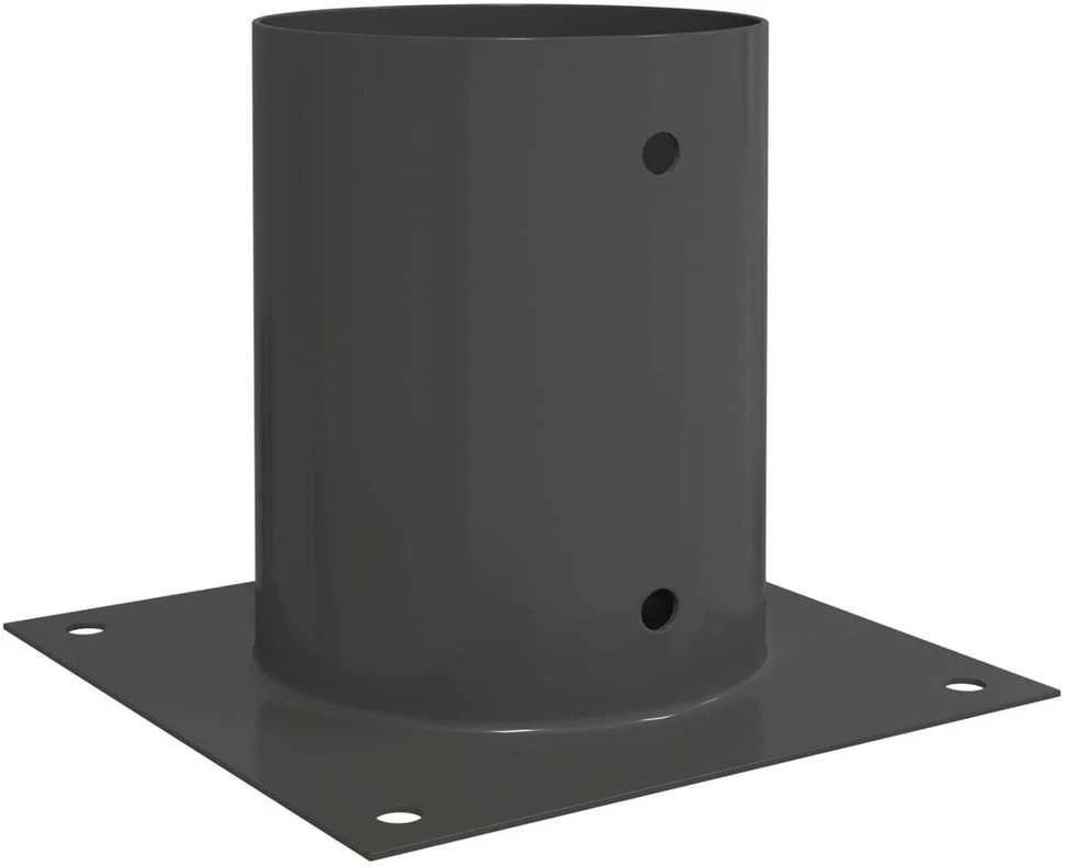 Apvalus žemės inkaras 12 vnt. Antracito 18 x 18 x 15 cm Metalas