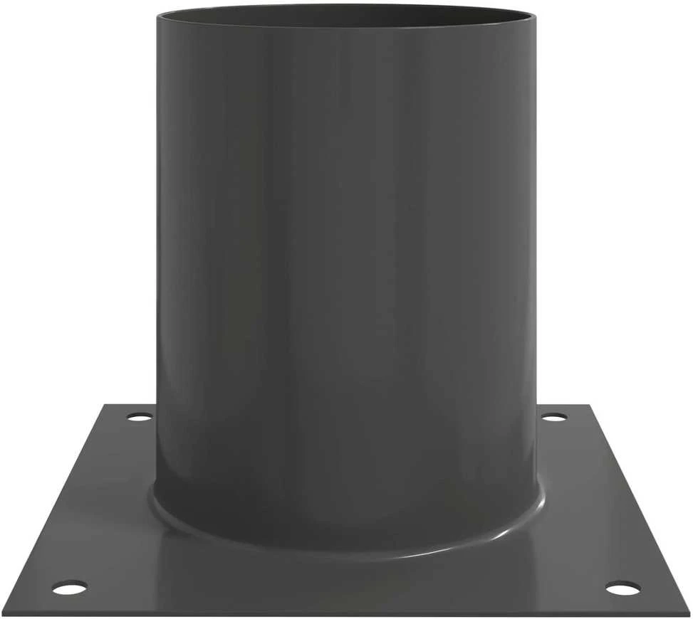 Apvalus žemės inkaras 12 vnt. Antracito 18 x 18 x 15 cm Metalas