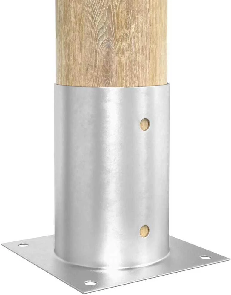 Apvalus žemės inkaras 12 vnt. Sidabrinė 15 x 15 x 15 cm Metalas