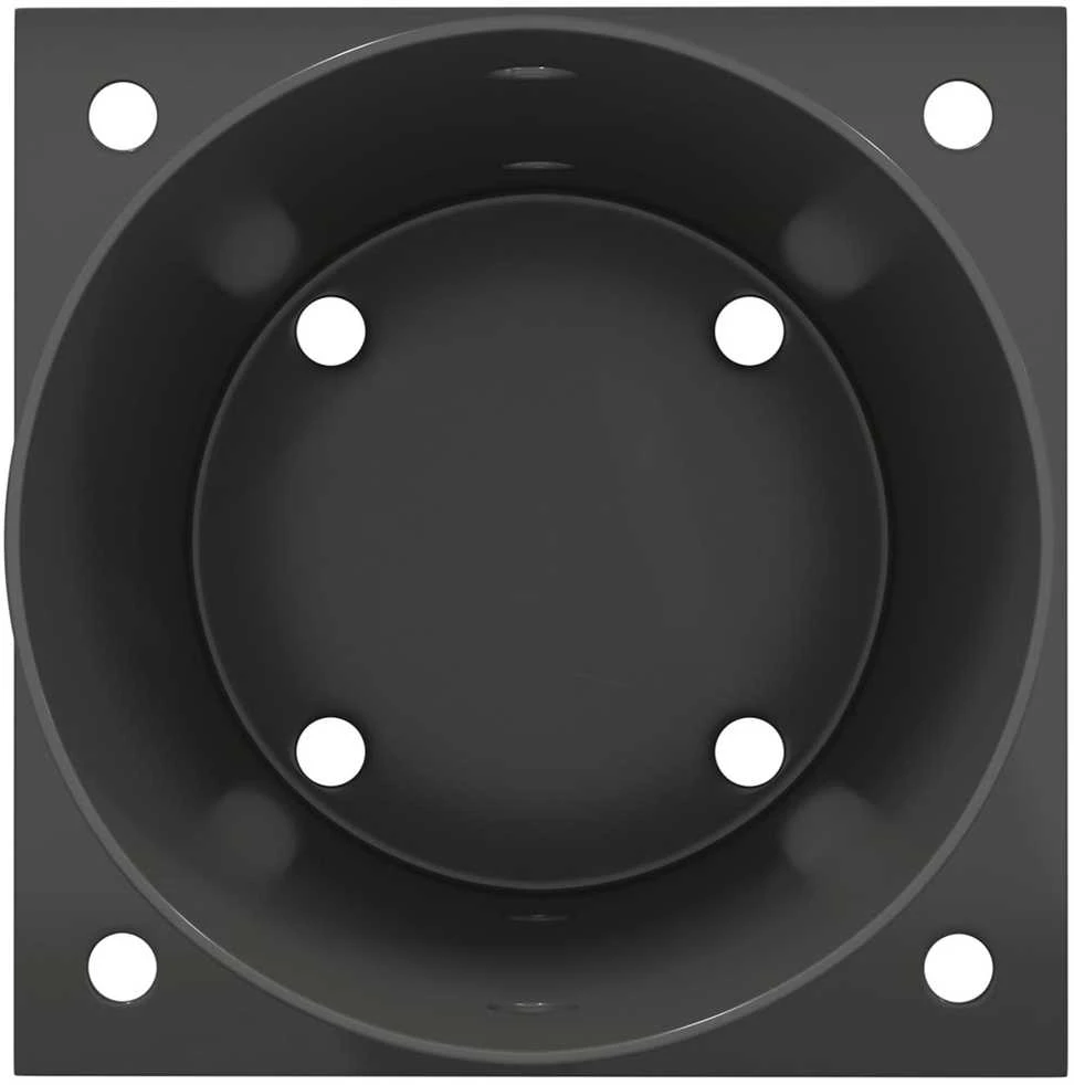 Apvalus žemės inkaras 4 vnt. Antracito 15 x 15 x 15 cm Metalas