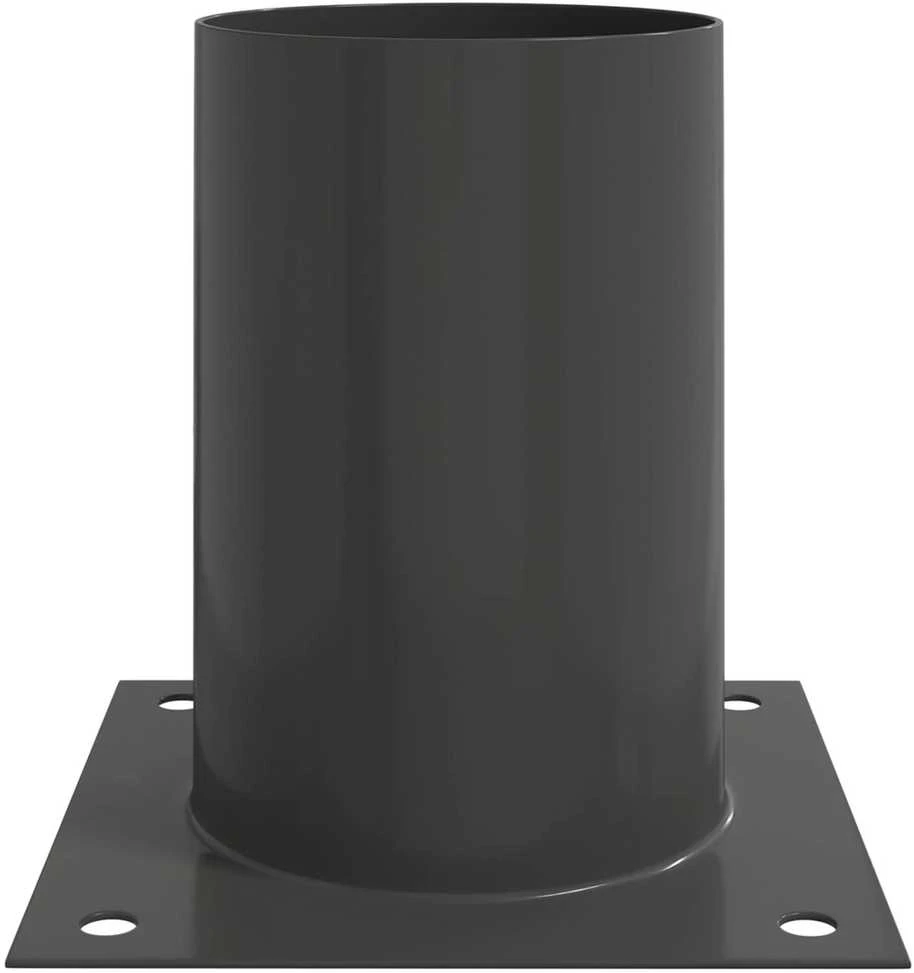 Apvalus žemės inkaras 4 vnt. Antracito 15 x 15 x 15 cm Metalas