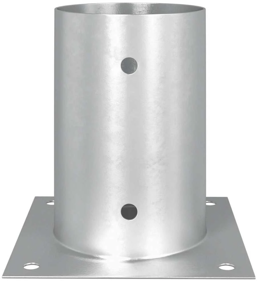 Apvalus žemės inkaras 4 vnt. Sidabrinė 15 x 15 x 15 cm Metalas