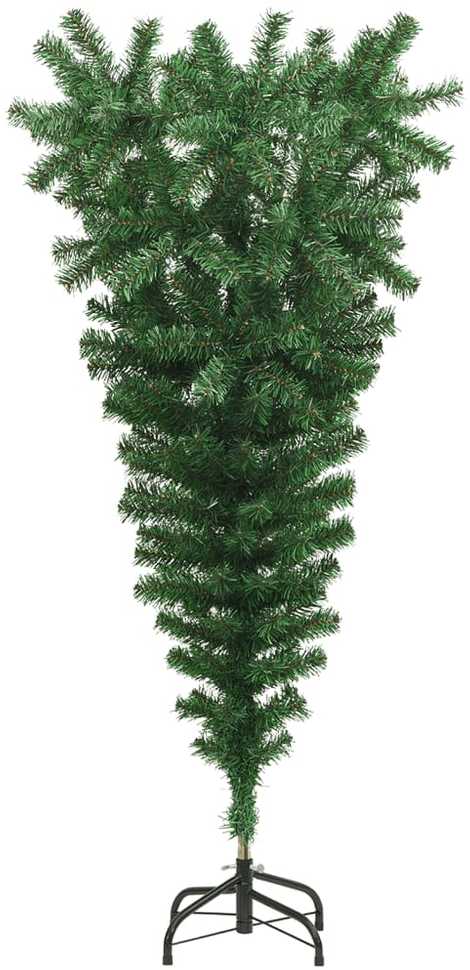 Apversta dirbtinė Kalėdų eglutė su stovu, žalia, 150cm