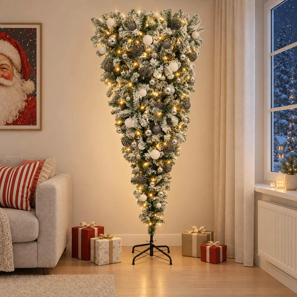 Dirbtinė kalėdinė eglutė su rutuliuku 180 cm 300 LED