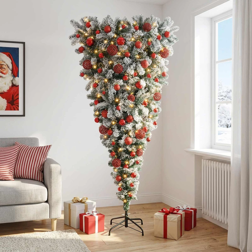 Dirbtinė kalėdinė eglutė su rutuliuku 210 cm 300 LED