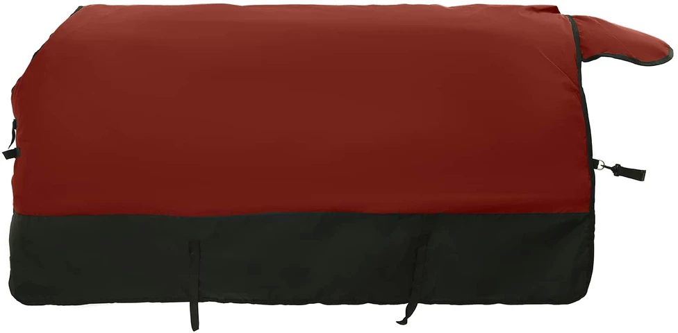 Arklių antklodė Bordo ir juoda 95 cm Poliesteris