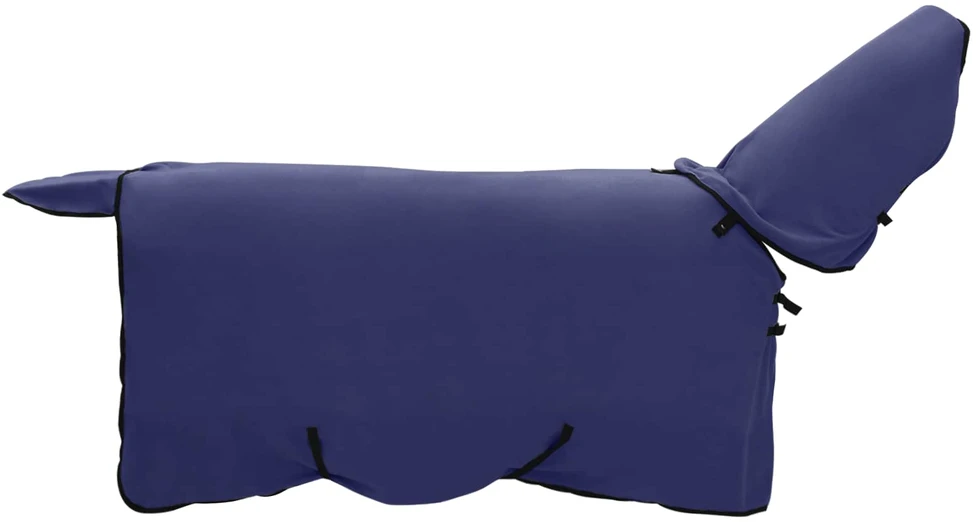 Arklių antklodė Jūrinė mėlyna 75 cm Poliesterio flisas