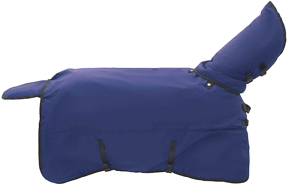 Arklių antklodė Jūrinė mėlyna 145 cm Poliesteris