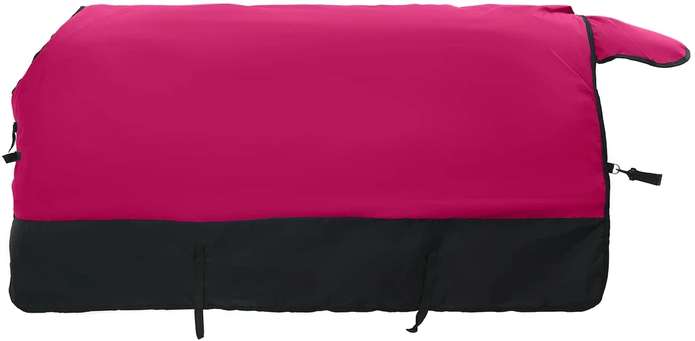 Arklių antklodė Rožinė ir Juoda 125 cm Poliesteris