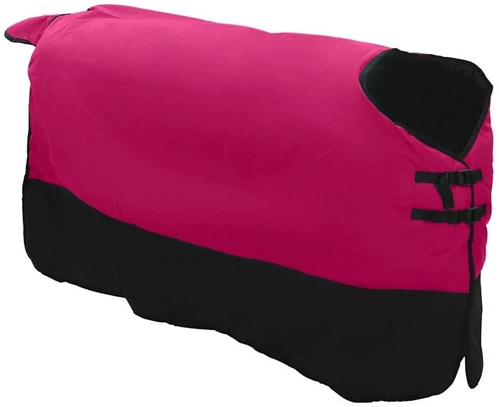 Arklių antklodė Rožinė ir Juoda 155 cm Poliesteris